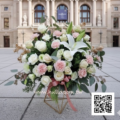 歌劇院之戀 / 純淨典雅・粉白之花