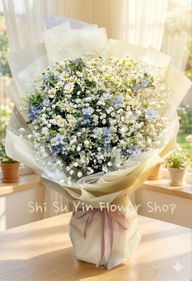 晨光花語-手綁花束